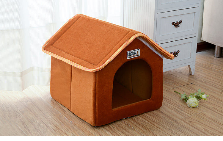 Sofa-Style Pet Bed — Raised Sides, Three Sizes