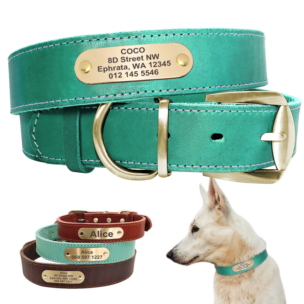 Huellitas™ Personalized Dog Collar with Engraved Nameplate