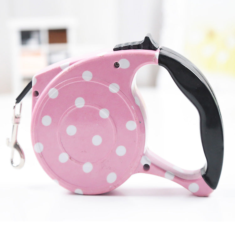 Retractable Nylon Lead 5 m — Wide Grip Handle