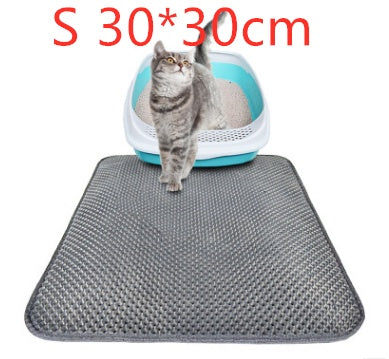 Honeycomb Litter Mat — Double Layer, Waterproof Base