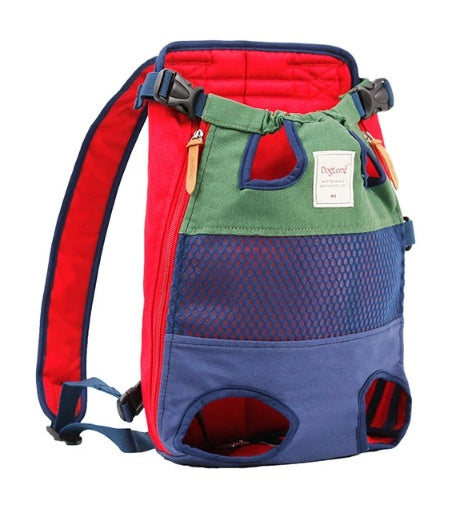 Front-Worn Canvas Carrier — Chest or Back