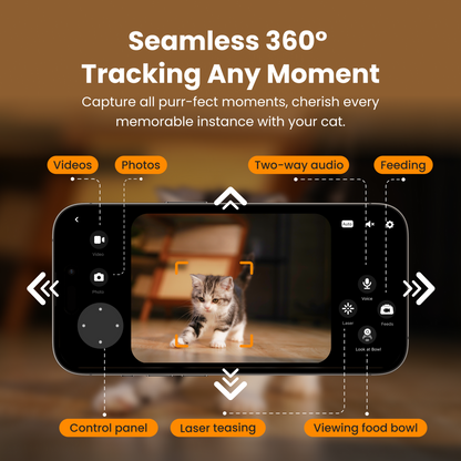 Smart Pet Feeder with 1080p Camera & Two-Way Audio | Huellitas™