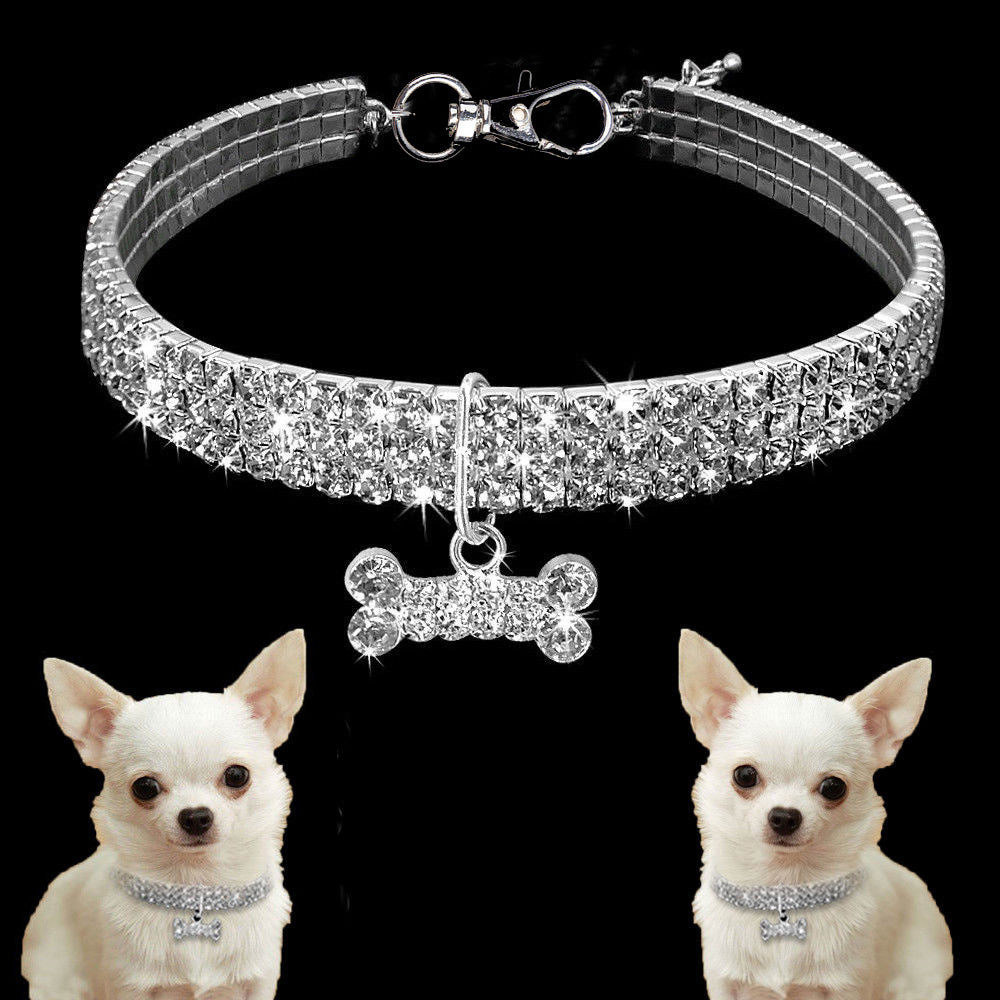 Rhinestone Collar — Small Breeds & Cats