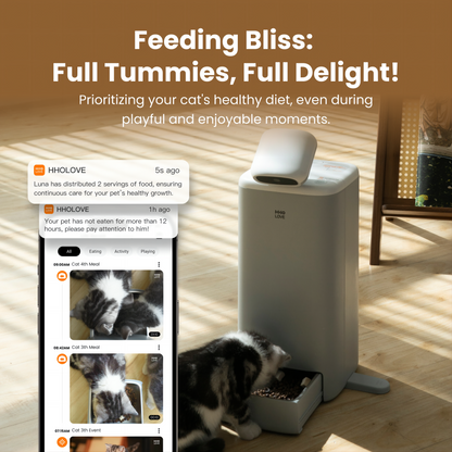 Smart Pet Feeder with 1080p Camera & Two-Way Audio | Huellitas™
