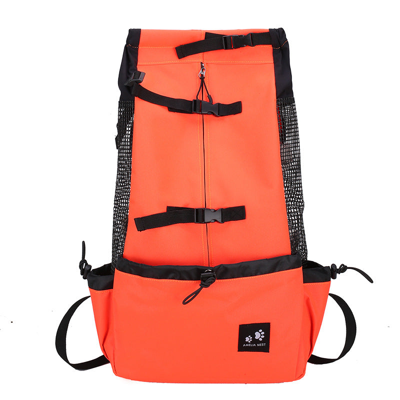 Carrier backpack in red