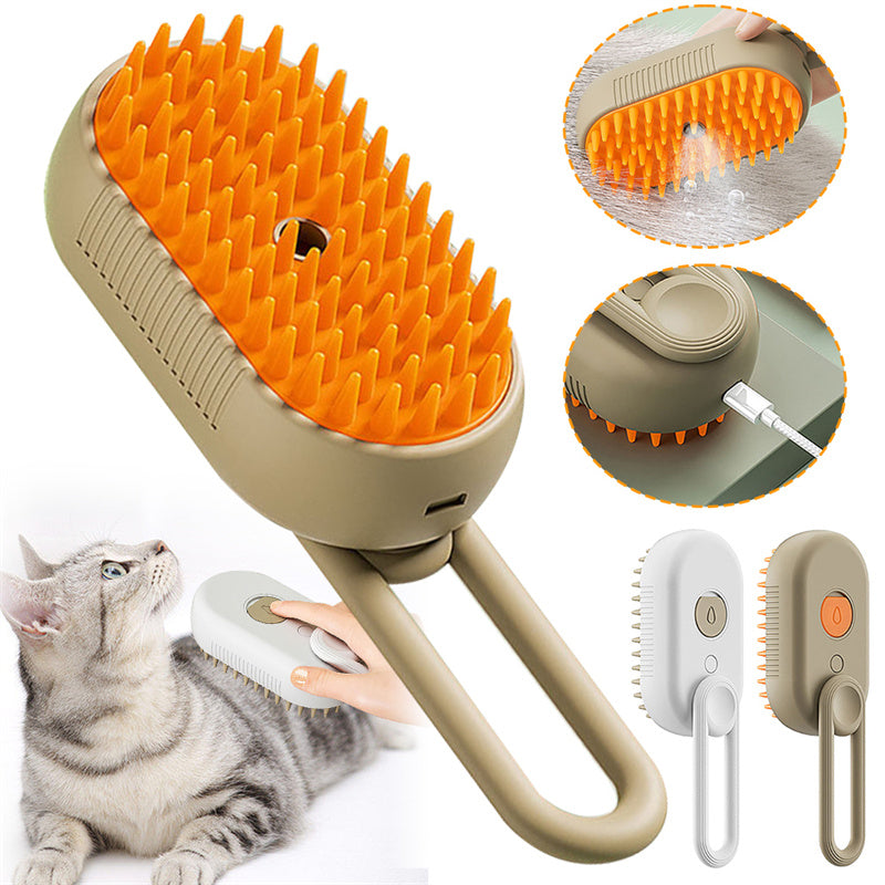 3-in-1 Pet Mist Grooming Brush for Dogs & Cats | Huellitas™