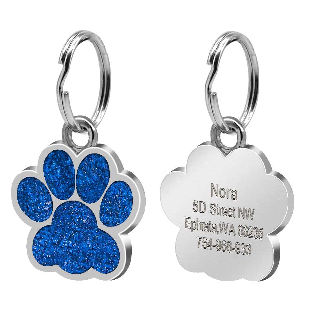 Personalized Paw Print Pet ID Tag for Dogs & Cats | Huellitas™