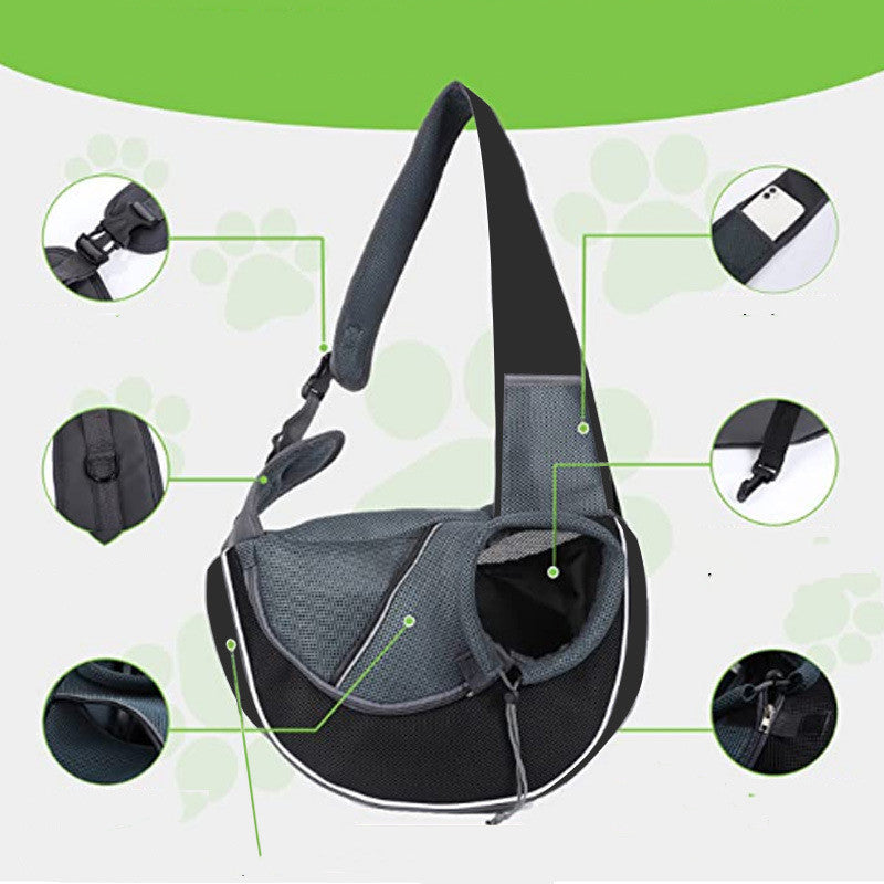 Crossbody Pet Carrier Bag for Dogs & Cats | Huellitas™