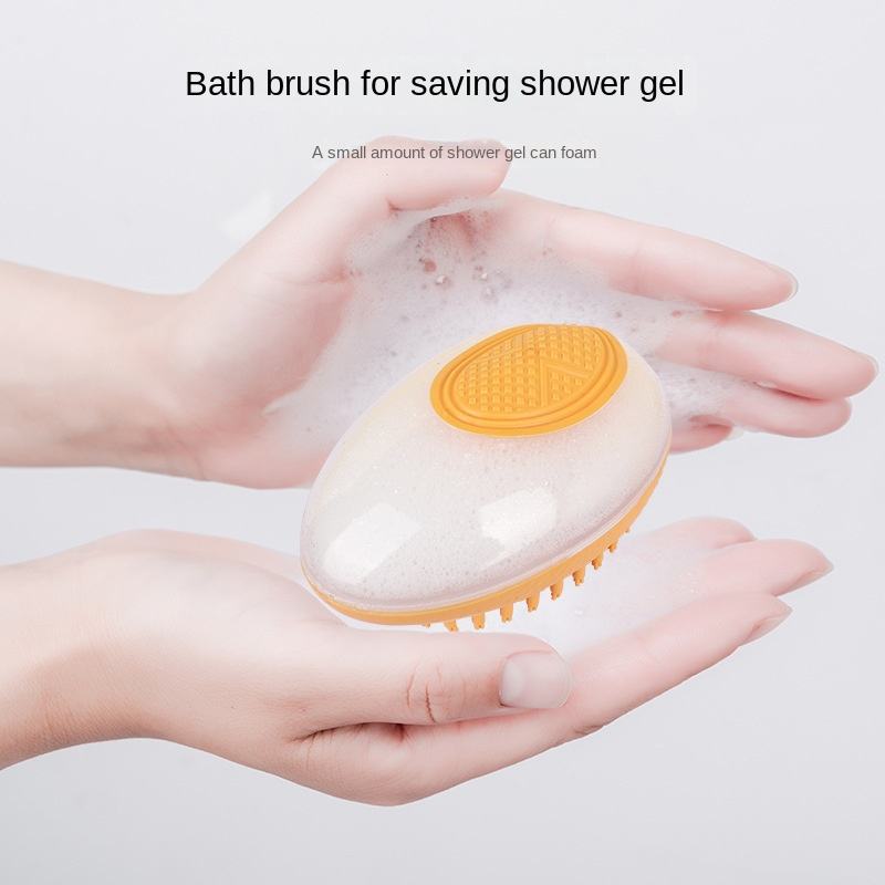 2-in-1 Pet Bath Brush with Shampoo Dispenser | Huellitas™
