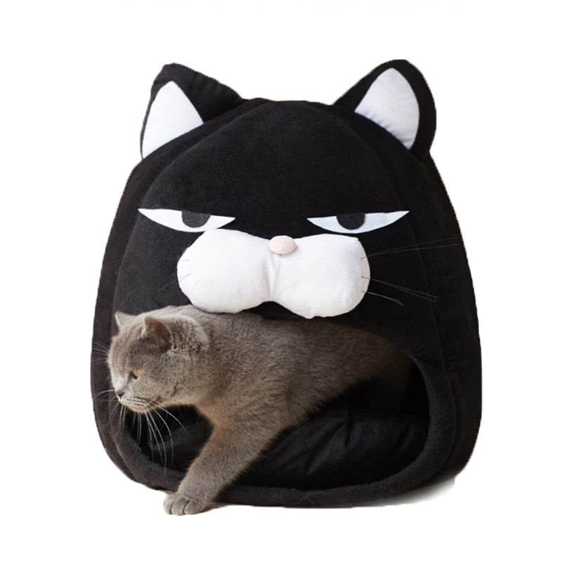 Enclosed Cat Nest — Cube Bed, Two Sizes