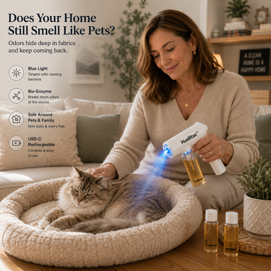 Huellitas™ Blue Light & Enzyme Deodorizer