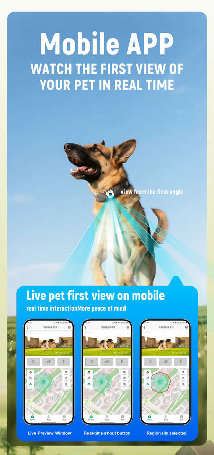 Smart Pet Activity Tracker Collar with App | Huellitas™