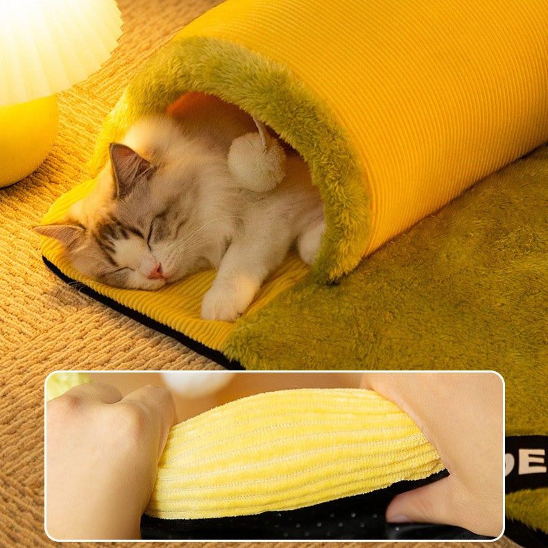 Thick Padded Pet Nest — Winter Warmth
