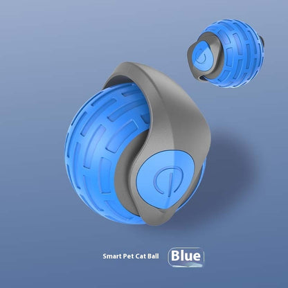 Cat ball toy with USB-C charging port