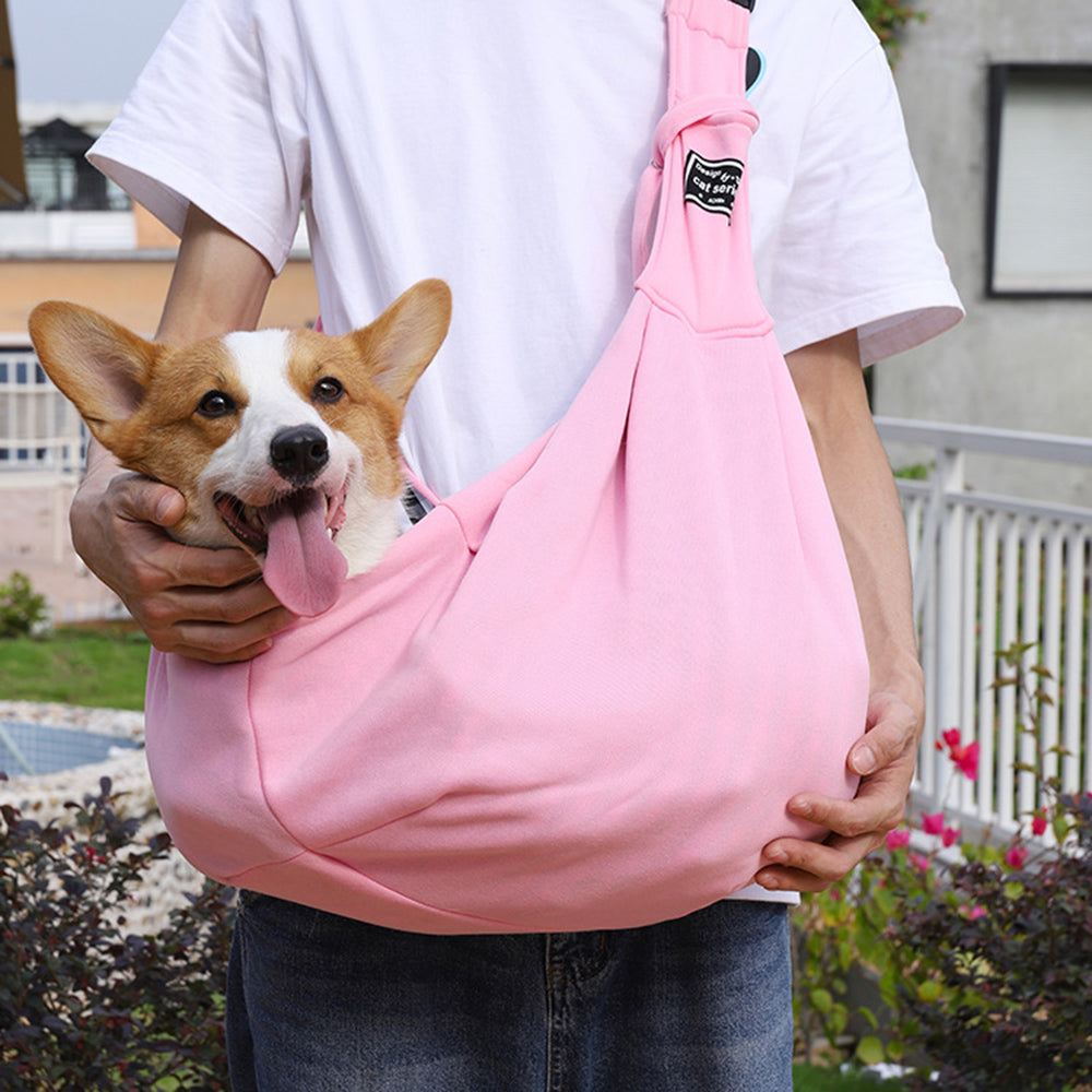 Crossbody Pet Sling Carrier for Dogs & Cats | Huellitas™