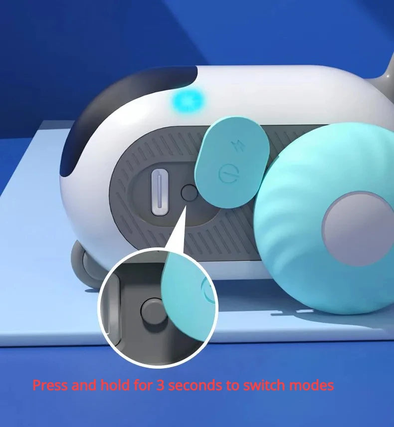 USB Rechargeable Cat Chase Car — Auto & Remote Modes